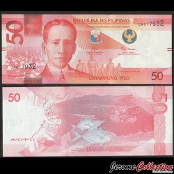 PHILIPPINES - Billet de 50 Piso - Carangue géante - Sceau 7 - 2023 – P231A – JeromeCollection