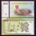 CHINE - Billet commémoratif des Jeux Olympiques de Londres - Version Verte -
