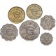 SWAZILAND - SET / LOT de 6 PIECES de 5 10 20 50 Cents 1 2 Lilangeni - 1996 / 2010 – Km45 46 48 49 50 52 –