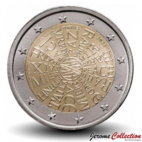 PORTUGAL - PIECE de 2 Euros - Paix entre les nations - 2023 – Km942 – JeromeCollection