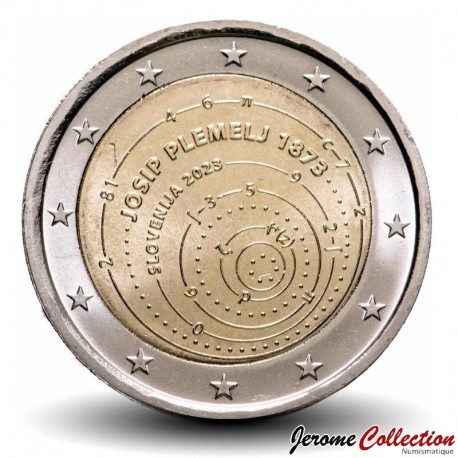 SLOVENIE - PIECE de 2 Euros - Josip Plemelj - 2023 – Km158 – JeromeCollection