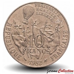 FRANCE - PIECE de 10 Francs - Léon Gambetta - 1982