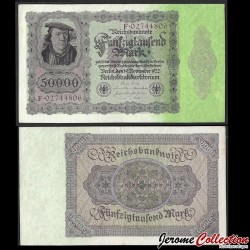 ALLEMAGNE / REICHSBANKNOTE - Billet de 50000 Mark - Bürgermeister Brauweiler - 19.11.1922