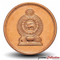 SRI LANKA - PIECE de 25 Cents - Armoiries du Sri Lanka - 2005