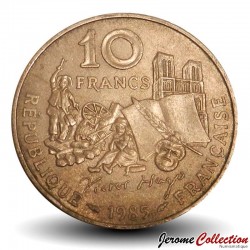FRANCE - PIECE de 10 Francs - Victor Hugo - 1985