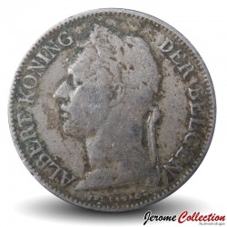 CONGO BELGE - PIECE de 50 Centimes - Albert 1er (en néerlandais) - 1926