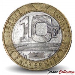 FRANCE - PIECE de 10 Francs - Génie de la Bastille (Graveur Émile Rousseau) - 1990 – Km964 – JeromeCollection