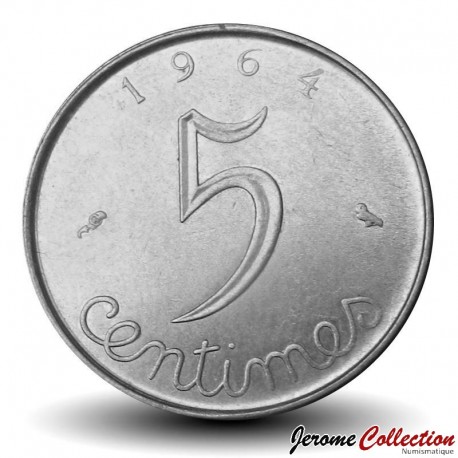 FRANCE - PIECE de 5 Centimes - Épi - 1964 – Km927 – JeromeCollection