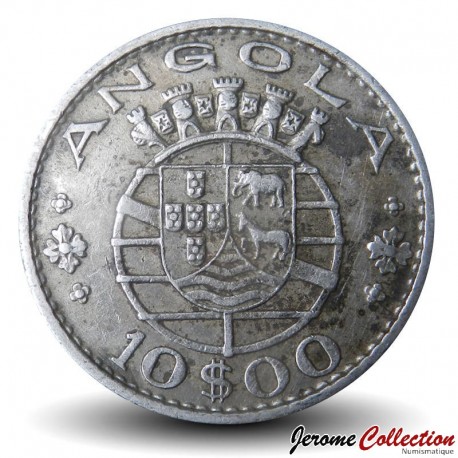 ANGOLA - PIECE de 10 Escudos - Armoiries de l'Angola portugais - 1969 – Km79 – JeromeCollection