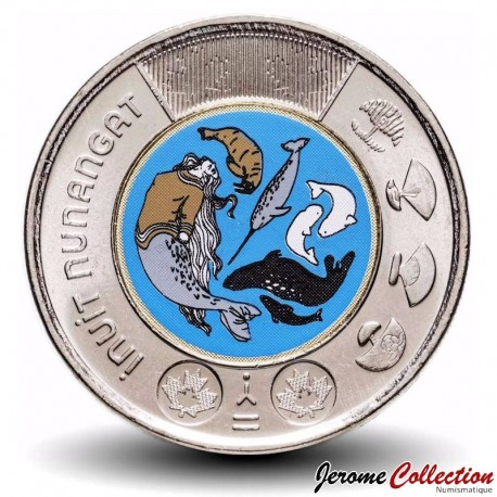 CANADA - PIECE de 2 DOLLARS - Célébrons l’Inuit Nunangat - Colorée - 2024 – N440208 – JeromeCollection