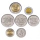 EQUATEUR - SET / LOT de 7 PIECES - 1 10 20 50 100 500 1000 Sucres - 1988 / 1997 – Km89 92 93 94 101 102 103 –