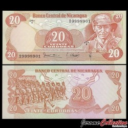 NICARAGUA - Billet de 20 Córdobas - 16.08.1979