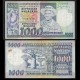 MADAGASCAR - Billet de 1000 Francs / 200 Ariary - Lémuriens - 1975 – P65 – JeromeCollection