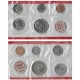 ETATS UNIS / USA - SET / LOT de 6 PIECES de 1 5 10 Cents 1/4 1/2 DOLLAR - 1972 - D – Km164a 192 195a 201a 202b –