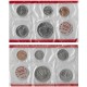 ETATS UNIS / USA - SET / LOT de 6 PIECES de 1 5 10 Cents 1/4 1/2 DOLLAR - 1971 - D – Km164a 192 195a 201a 202b –