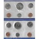 ETATS UNIS / USA - SET / LOT de 6 PIECES de 1 5 10 Cents 1/4 1/2 DOLLAR - 1993 - P – Km164a 192 195a 201a 202b –