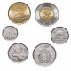 CANADA - SET / LOT de 6 PIECES de 5 10 25 50 Cents - 1 2 Dollars - Roi CHARLES III - 2025 – Km 3334 3335 3336 3337 3338