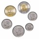 CANADA - SET / LOT de 6 PIECES de 5 10 25 50 Cents - 1 2 Dollars - Roi CHARLES III - 2025 – Km 3334 3335 3336 3337 3338