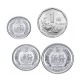 CHINE - SET / LOT de 4 PIECES de 1 2 5 Fen - 1 Jiao - 1955 / 2000 – Km1 2 3 335 – JeromeCollection