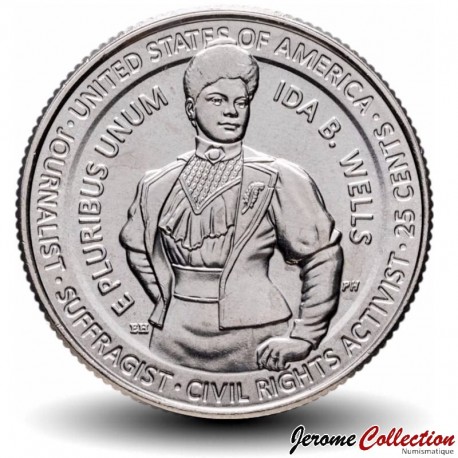 ETATS UNIS / USA - PIECE de 25 Cents - American Women Quarters - Ida B. 