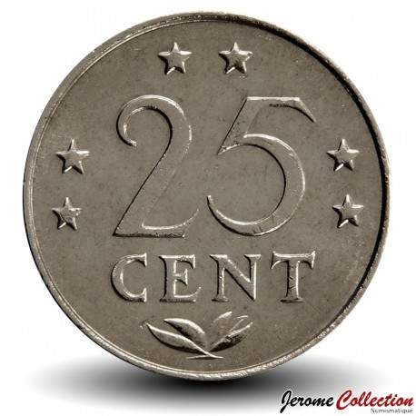 ANTILLES NEERLANDAISES - PIECE de 25 Cents - 1971 – Km11 – JeromeCollection