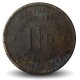 CONGO BELGE - PIECE de 1 Franc - Éléphant Africain - 1944 – Km26 – JeromeCollection