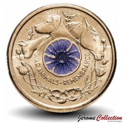 AUSTRALIE - PIECE de 2 Dollars - Jour du souvenir - Animaux de guerre - 2024