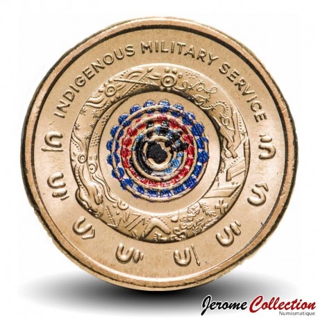 AUSTRALIE - PIECE de 2 Dollars - Service militaire autochtone - 2021 – KM4152 – JeromeCollection