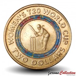 AUSTRALIE - PIECE de 2 Dollars - Coupe du monde féminine de cricket - 2020 – Km3920 – JeromeCollection