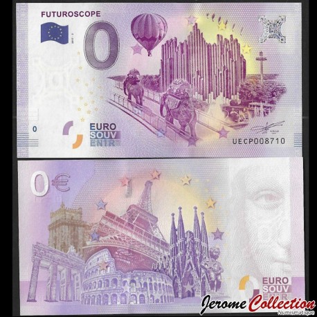BILLET TOURISTIQUE - ZERO 0 EURO - FRANCE - FUTUROSCOPE - UECP - 2017-2 – N205725 – JeromeCollection