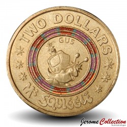 AUSTRALIE - PIECE de 2 Dollars - 60 ans de Mr Squiggle, 
