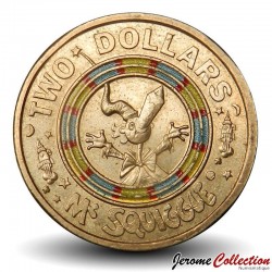 AUSTRALIE - PIECE de 2 Dollars - 60 ans de Mr Squiggle, Mr Squiggle - 2019