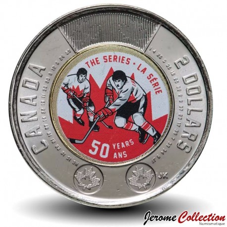 CANADA - PIECE de 2 DOLLARS - 50ᵉ anniversaire de la Série du siècle (Canada vs URSS) - 2022 – Km3195 – JeromeCollection