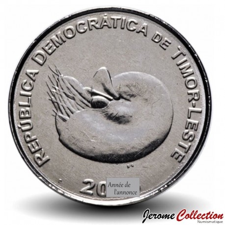 TIMOR ORIENTAL - PIECE de 1 Centavo - Un nautile - 2004 – Km1 – JeromeCollection