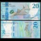 CURACAO ET SAINT MARTIN - Billet de 20 FLORIN CARIBEEN - Raie léopard - 31.03.2025 – P2 – JeromeCollection