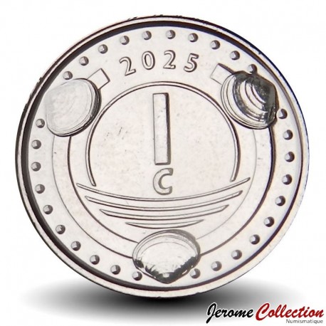 SAINT MARTIN / SINT MAARTEN - PIECE de 1 Cent - Fleur d'oranger- 2025 – N462592 – JeromeCollection