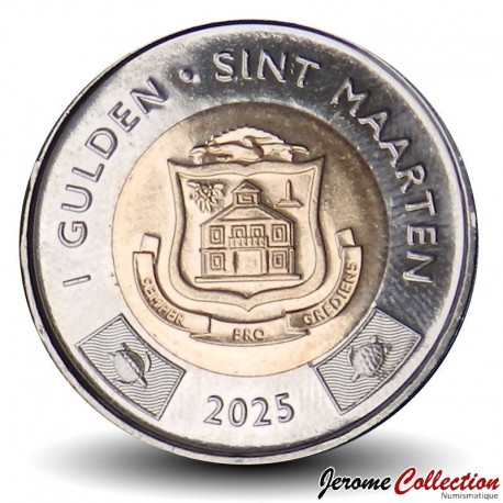 SAINT MARTIN / SINT MAARTEN - PIECE de 1 Florin caribéen - Roi Willem-Alexander - 2025 – N462598 – JeromeCollection