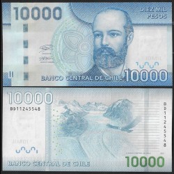 CHILI - Billet de 10000 Pesos - Arturo Prat / Condor - 2021 – P164j – JeromeCollection