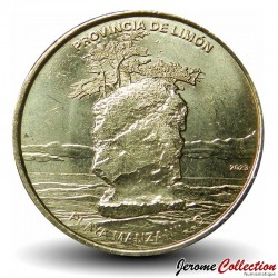 COSTA RICA - PIECE de 25 COLONES - Série Provinces of Costa Rica : Limón / Playa Manzanillo - 2023