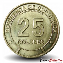 COSTA RICA - PIECE de 25 COLONES - Série Provinces of Costa Rica : Limón / Playa Manzanillo - 2023