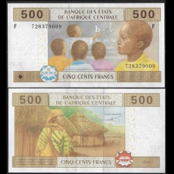 GUINEE EQUATORIALE / ETATS DE L'AFRIQUE CENTRALE / BEAC - Billet de 500 Francs - F - 2016 – P506Fc – JeromeCollection
