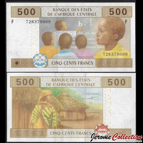 GUINEE EQUATORIALE / ETATS DE L'AFRIQUE CENTRALE / BEAC - Billet de 500 Francs - F - 2016 – P506Fc – JeromeCollection