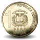 REPUBLIQUE DOMINICAINE - PIECE de 1 Peso - Juan Pablo Duarte - 2022 – Km124 – JeromeCollection