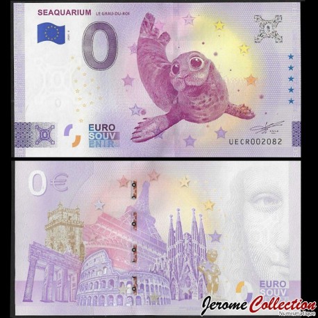 BILLET TOURISTIQUE - ZERO 0 EURO - FRANCE - SEAQUARIUM - LE GRAU DU ROI - UECR - 2024-6 – N423091 – JeromeCollection