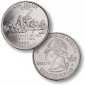 ETATS UNIS / USA - PIECE de 25 Cents (Quarter States) - New Jersey - 1999 - D [Sous scellé us MINT] – Km295 –
