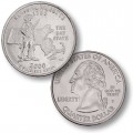 ETATS UNIS / USA - PIECE de 25 Cents (Quarter States) - Massachusetts - 2000 - P [Sous scellé us MINT] – Km305 –