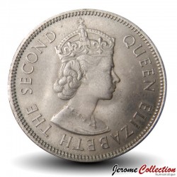 FIDJI - PIECE de 6 Pence - Tortue - 1958