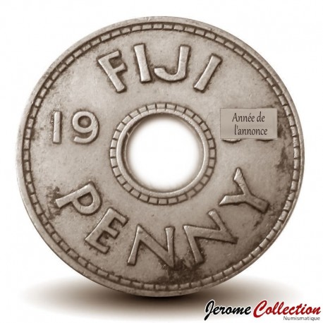 FIDJI - PIECE de 1 Penny - George V - 1934 – Km2 – JeromeCollection