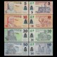 NIGERIA- SET / LOT de 4 Billets de 5 10 20 50 100 Naira - 2024 – P34 38 39 40 – JeromeCollection