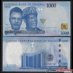 NIGERIA - Billet de 1000 Naira - Alhaji Aliyu Mai-Bornu et Dr. 